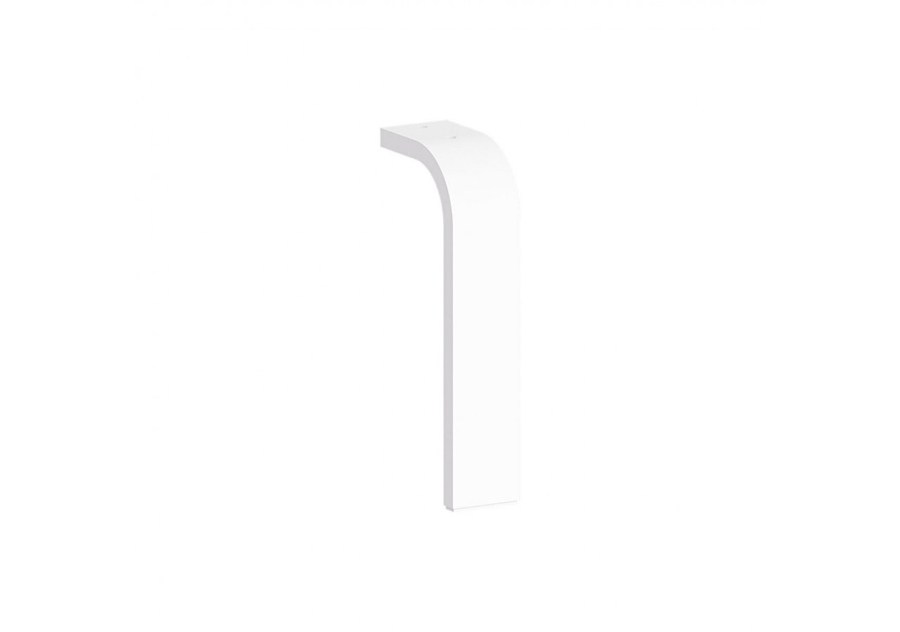 Root pieds meuble 2 tiroirs 180 mm, blanc mat