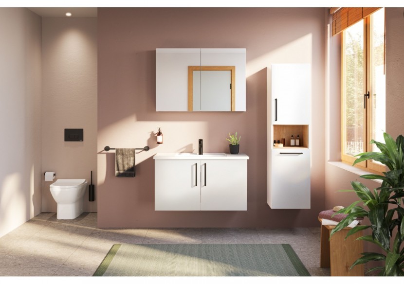 Root Meuble de lavabo, avec portes, 60 cm, Blanc brillant, sans lavabo - 67872 - Vitra Root Meuble de lavabo, avec portes, 60 cm, Blanc brillant, sans lavabo - 67872 - Vitra