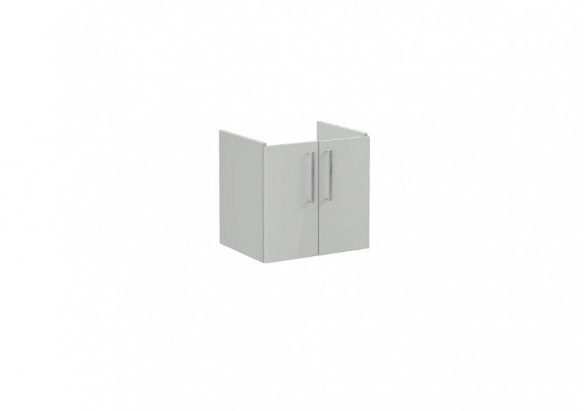 Root Meuble de lavabo, avec portes, 60 cm, Gris perle brillant, sans lavabo - 67873 - Vitra Root Meuble de lavabo, avec portes, 60 cm, Gris perle brillant, sans lavabo - 67873 - Vitra