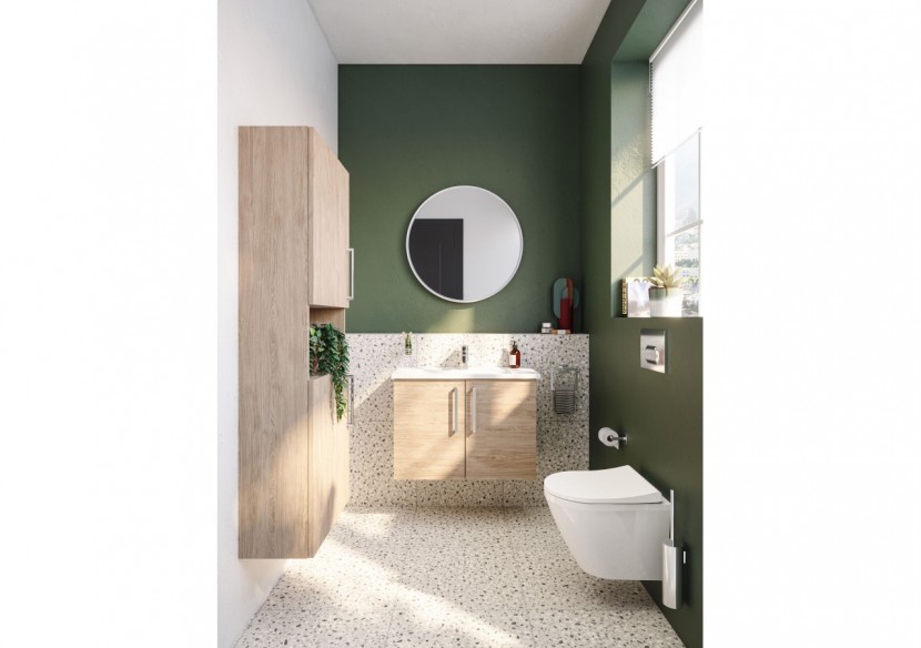 Root Meuble de lavabo, avec portes, 60 cm, Chêne naturel, sans lavabo - 67879 - Vitra Root Meuble de lavabo, avec portes, 60 cm, Chêne naturel, sans lavabo - 67879 - Vitra