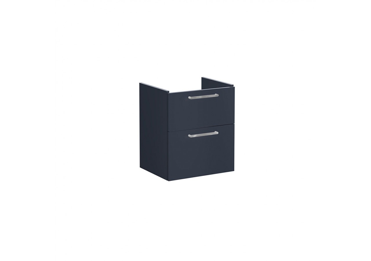 Root Meuble de lavabo, avec deux tiroirs, 60 cm, Bleu foncé mat, sans lavabo - 67948 - Vitra