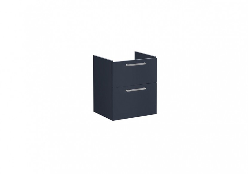 Root Meuble de lavabo, avec deux tiroirs, 60 cm, Bleu foncé mat, sans lavabo - 67948 - Vitra Root Meuble de lavabo, avec deux tiroirs, 60 cm, Bleu foncé mat, sans lavabo - 67948 - Vitra