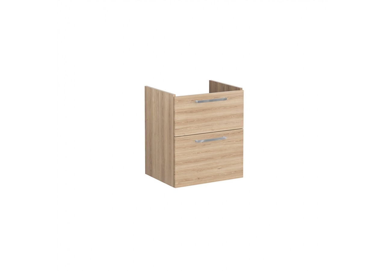 Root Meuble de lavabo, avec deux tiroirs, 60 cm, Chêne naturel, sans lavabo - 67949 - Vitra