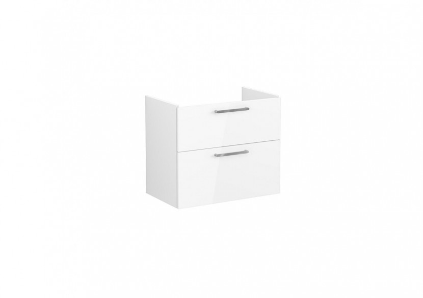 Root Meuble de lavabo, avec deux tiroirs, 80 cm, Blanc brillant, sans lavabo - 67952 - Vitra Root Meuble de lavabo, avec deux tiroirs, 80 cm, Blanc brillant, sans lavabo - 67952 - Vitra