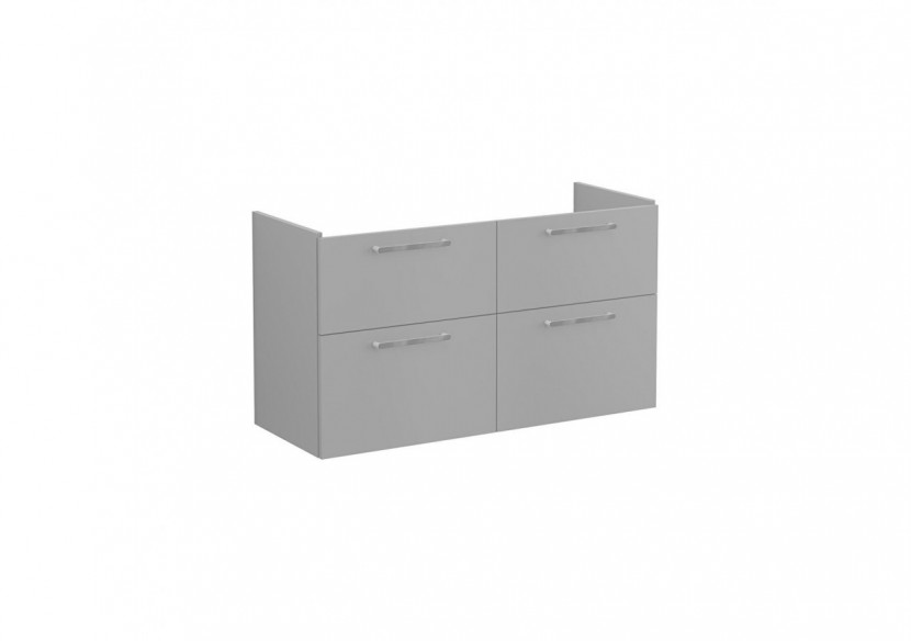 Root Meuble de lavabo, avec quatre tiroirs, 120 cm, Gris pierre mat, sans lavabo - 67996 - Vitra Root Meuble de lavabo, avec quatre tiroirs, 120 cm, Gris pierre mat, sans lavabo - 67996 - Vitra