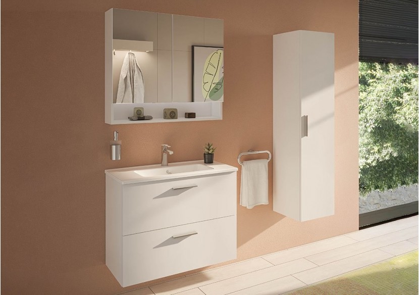 MIA set de meuble, avec 2 tiroirs, blanc, 80 cm - 75075 - Vitra MIA set de meuble, avec 2 tiroirs, blanc, 80 cm - 75075 - Vitra