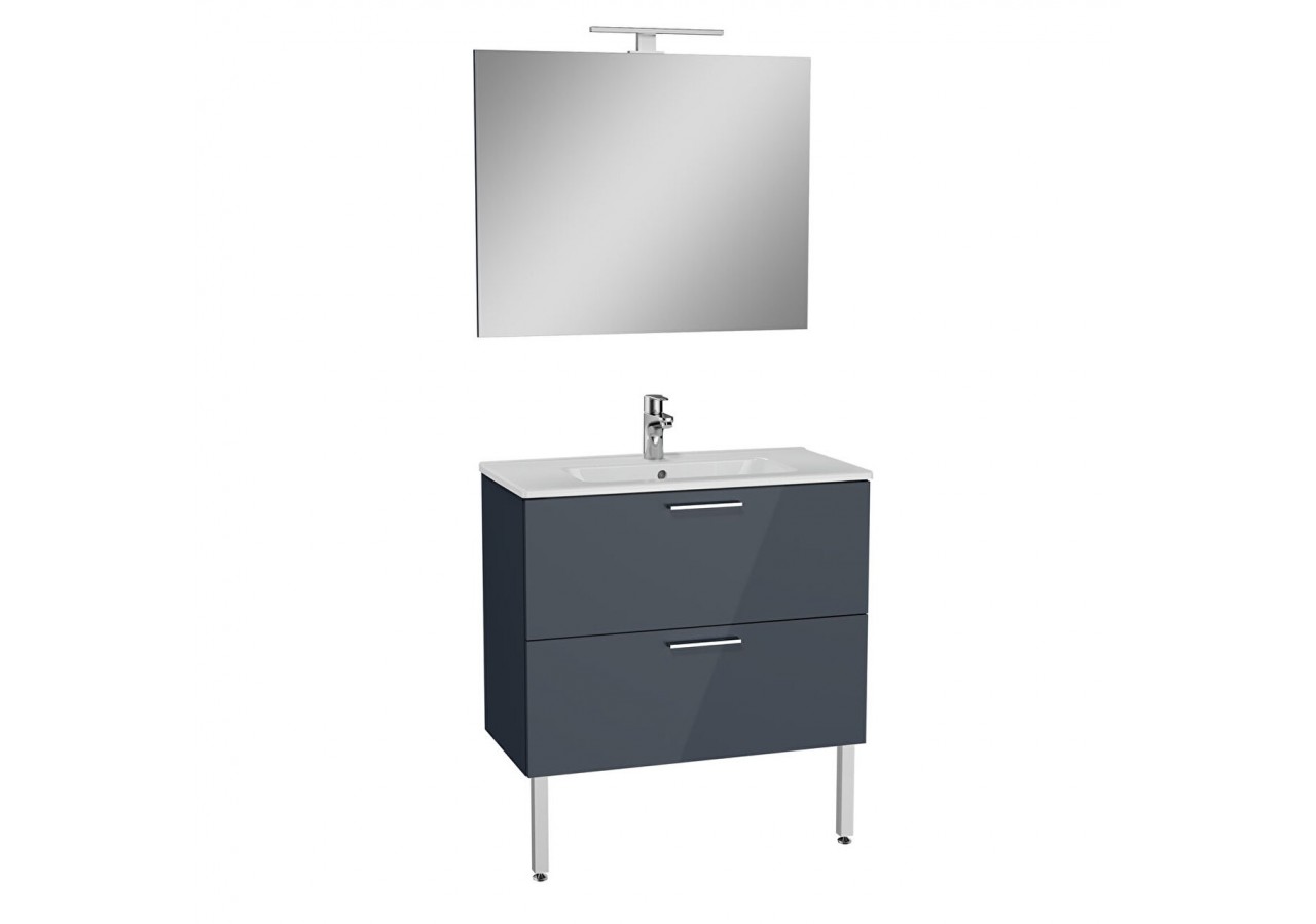 MIA set de meuble, avec 2 tiroirs, anthr., 80 cm - 75077 - Vitra