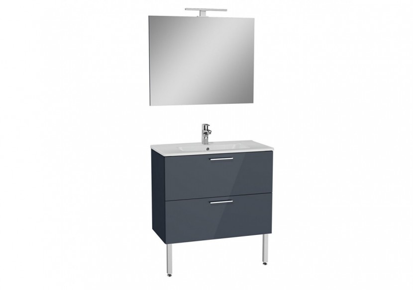 MIA set de meuble, avec 2 tiroirs, anthr., 80 cm - 75077 - Vitra MIA set de meuble, avec 2 tiroirs, anthr., 80 cm - 75077 - Vitra