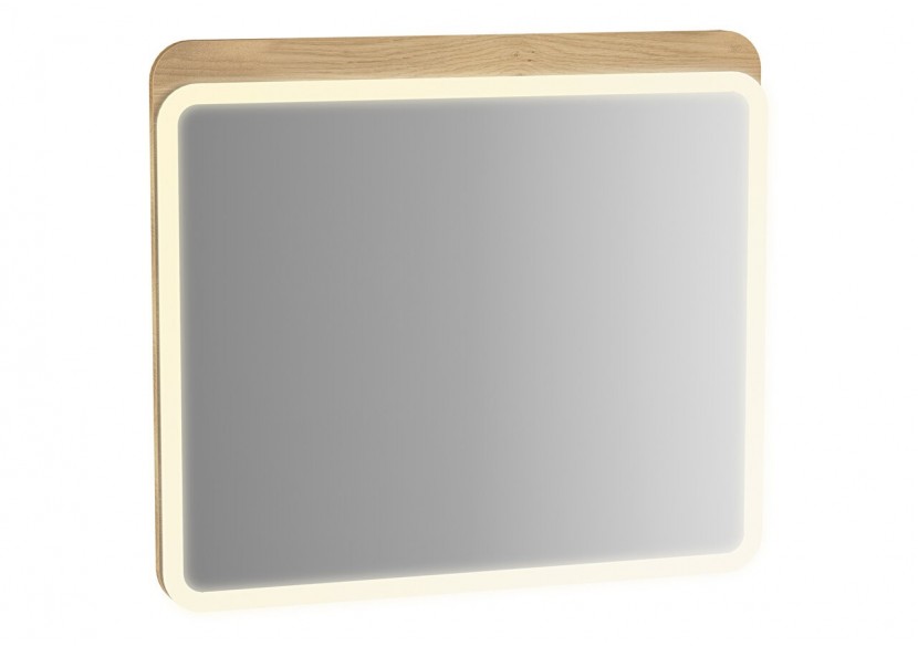 Sento miroir LED,50cm, décor chêne naturel, avec éclairage à LED péripherique - 60888 - Vitra Sento miroir LED,50cm, décor chêne naturel, avec éclairage à LED péripherique - 60888 - Vitra