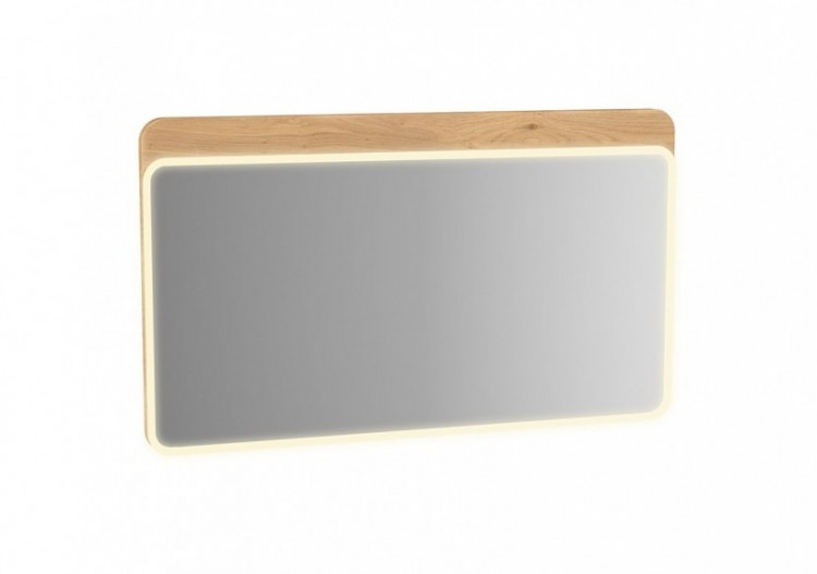 Sento miroir LED,120cm, décor chêne naturel, avec éclairage à LED péripherique - 61193 - Vitra