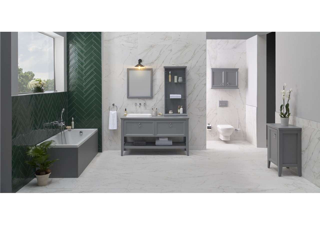 Valarte miroir, 100 cm, Gris mat - 62220 - Vitra