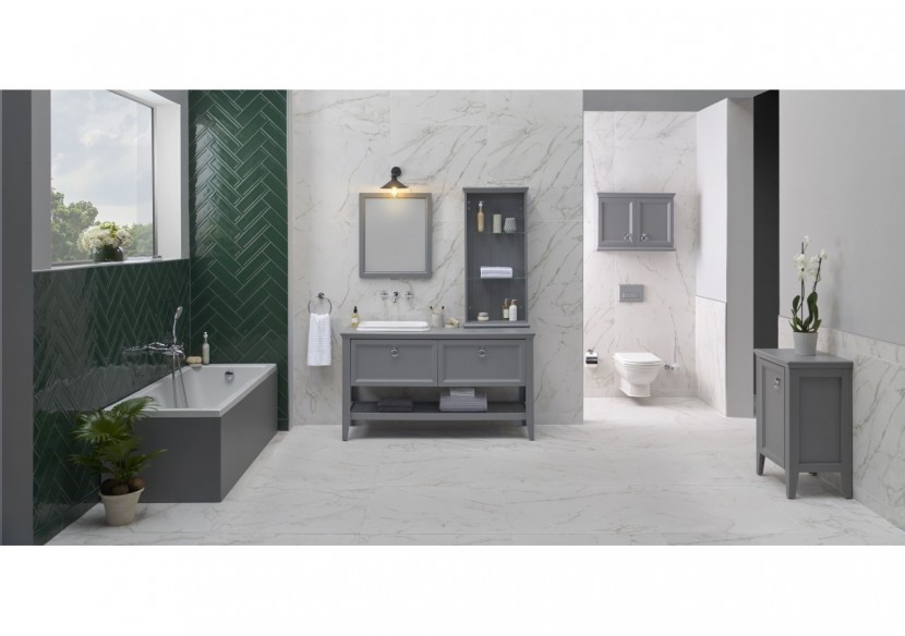Valarte miroir, 100 cm, Gris mat - 62220 - Vitra Valarte miroir, 100 cm, Gris mat - 62220 - Vitra