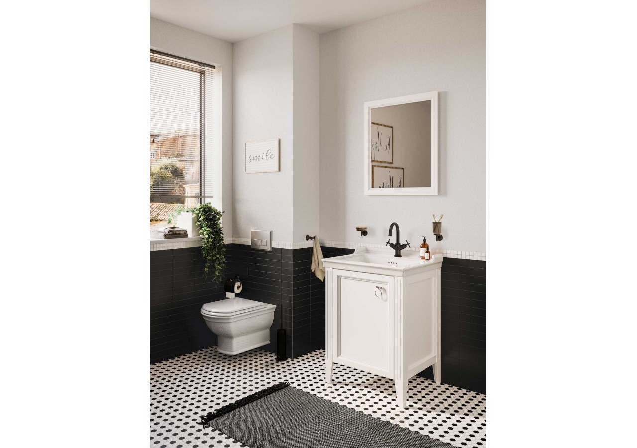Valarte miroir, 120 cm, blanc mat - 62222 - Vitra