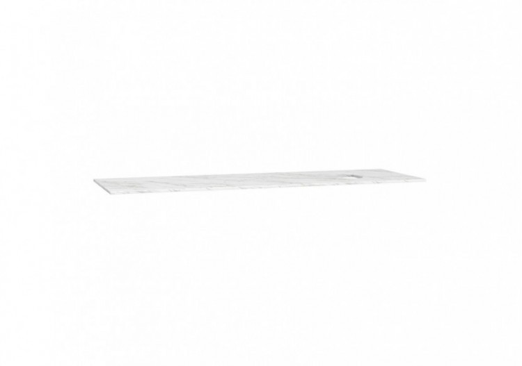 Origin plan de toilette, 150 cm, marbre (neolith), droite - 65747 - Vitra