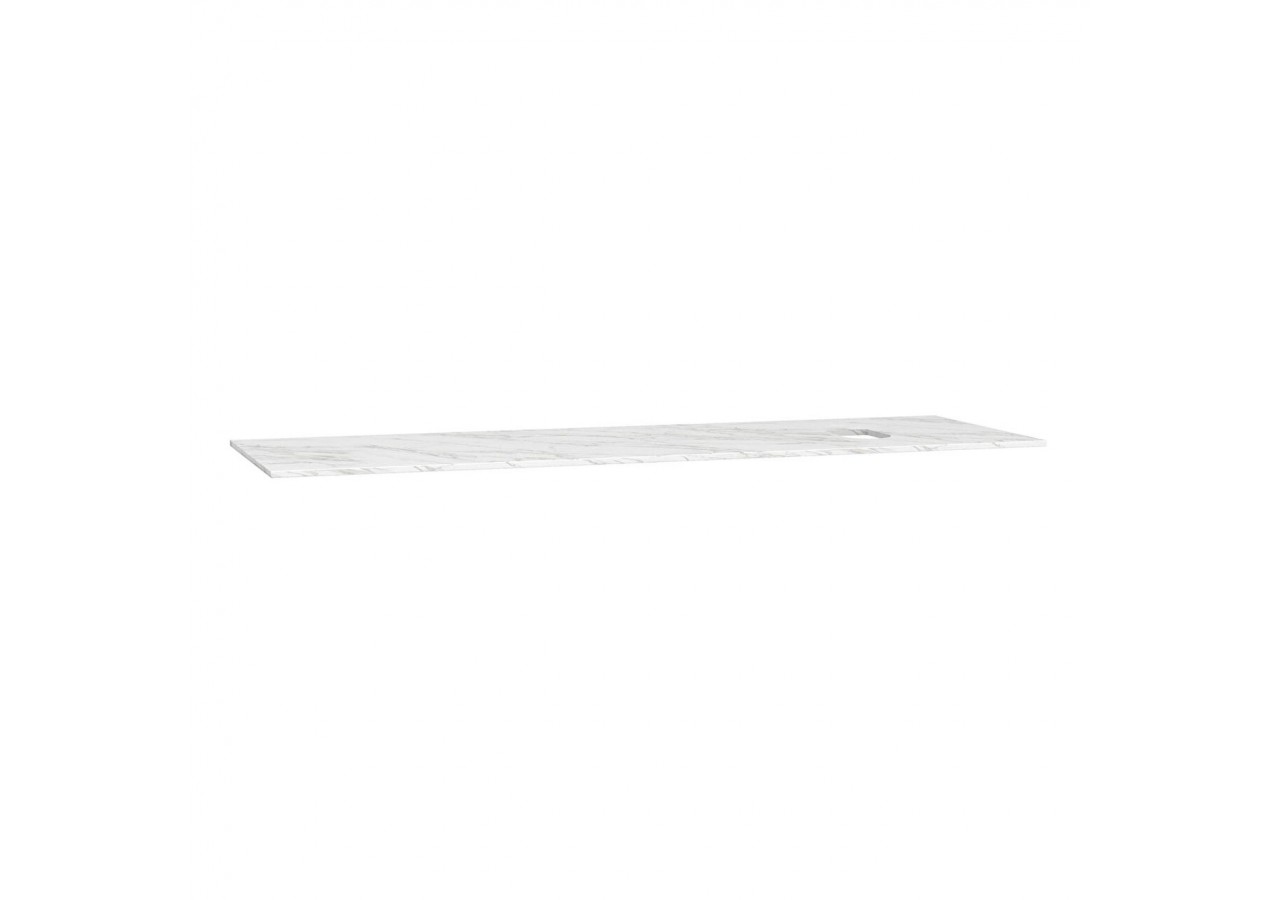 Origin plan de toilette, 150 cm, marbre (neolith), droite - 65747 - Vitra