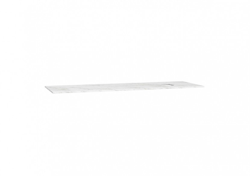 Origin plan de toilette, 150 cm, marbre (neolith), droite - 65747 - Vitra