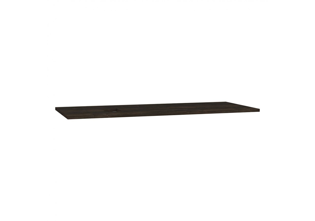 Origin plan de toilette, découpe pour siphon à gauche,120 cm, orme - 65864 - Vitra