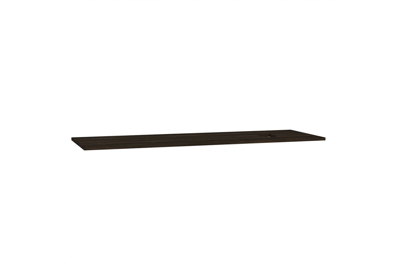 Origin plan de toilette, découpe pour siphon à droite, 150 cm, orme - 65937 - Vitra