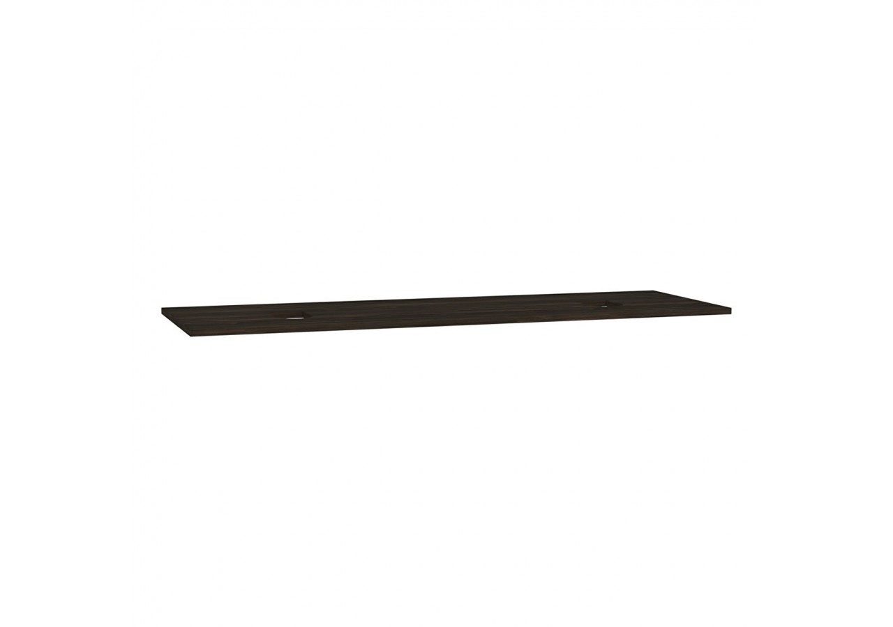 Origin plan de toilette, découpe pour siphon double,150 cm, orme - 65940 - Vitra