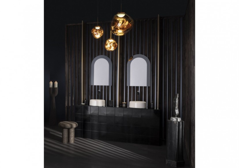 Liquid Miroir bicolore 56.5x80 cm Blanc - 66744 - Vitra