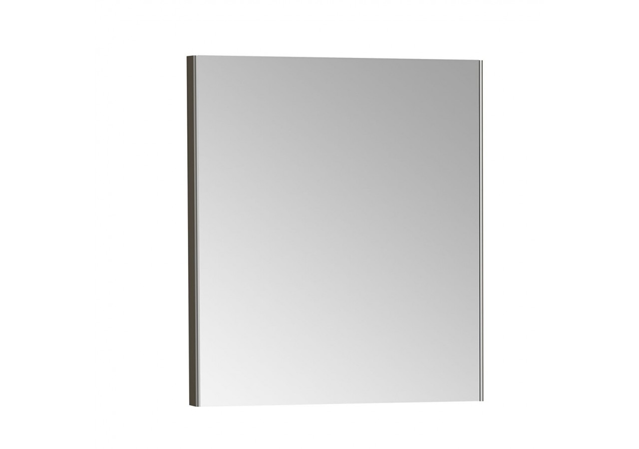 Basis Miroir plat, 60 cm, rectangulaire, chromé brossé, MDF, IP44, 4000 Kelvin, 16 W, 1243 Lumen - 66905 - Vitra