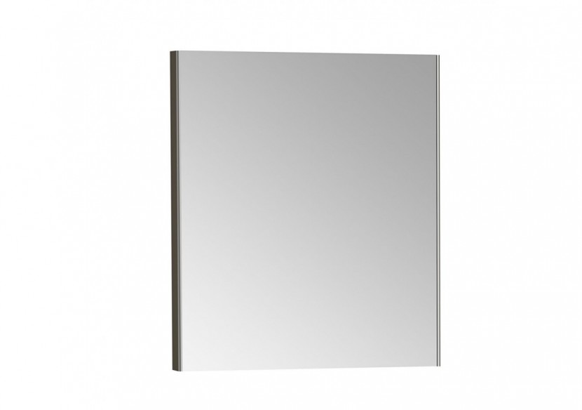Basis Miroir plat, 60 cm, rectangulaire, chromé brossé, MDF, IP44, 4000 Kelvin, 16 W, 1243 Lumen - 66905 - Vitra
