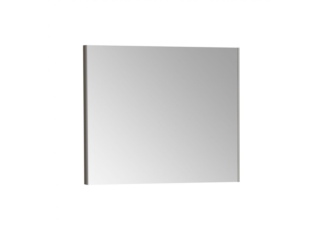 Basis Miroir plat, 80 cm, rectangulaire, chromé brossé, MDF, IP44, 4000 Kelvin, 19 W, 1492 Lumen - 66906 - Vitra