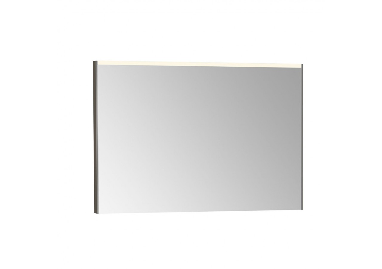 Core Miroir plat, 100 cm, lumineux, rectangulaire, chromé brossé, -66916-Vitra