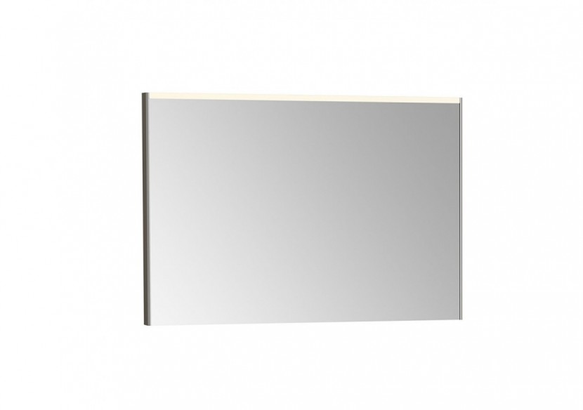 Prime Miroir plat, 100 cm, lumineux, anti-buée, rectangulaire, chromé brossé -67012-Vitra