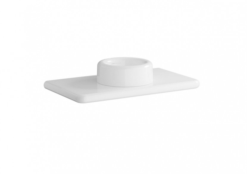 Liquid Plan céramique, avec trou de lavabo, sans trou de robinet, 100 cm Blanc -7310B403-1828-Vitra