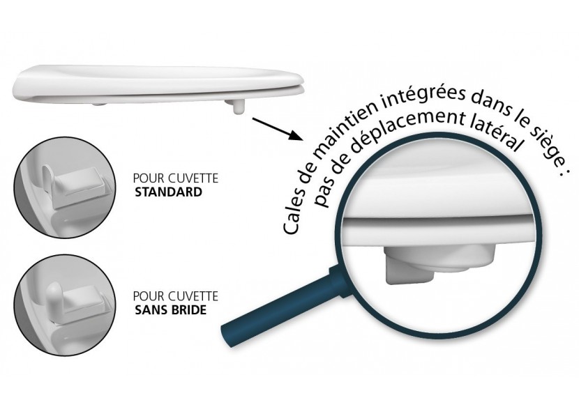 Abattant WC Estérel Optimum