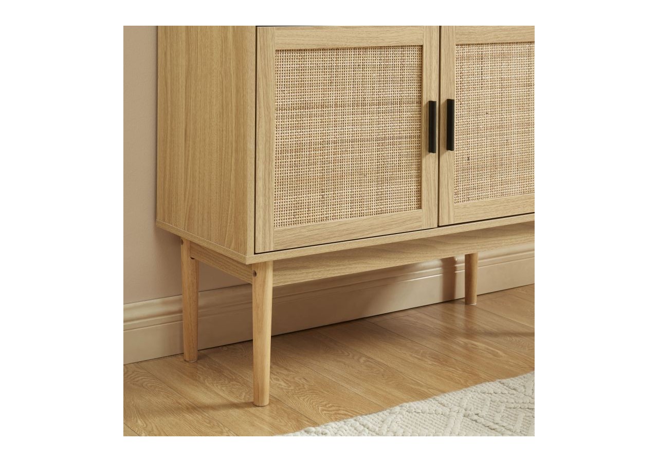 Secrétaire AMANA cannage rotin l90 cm