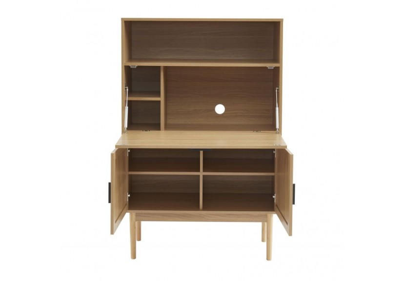 Secrétaire AMANA cannage rotin l90 cm Secrétaire AMANA cannage rotin l90 cm