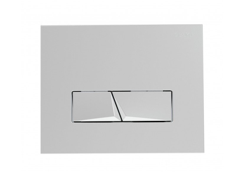 Plaque de commande Pyramide pour WC Ingenio - Siamp : Confort'Mat