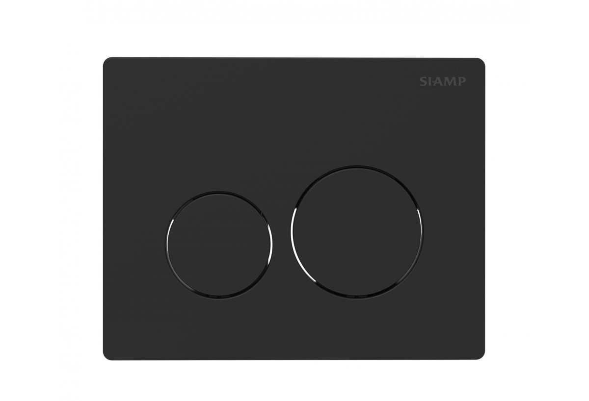 Plaque de commande Sphère pour WC Ingenio - Siamp : Confort'Mat