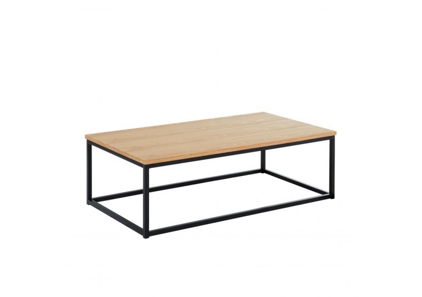 Table basse BRIXTON placage frêne 110cm