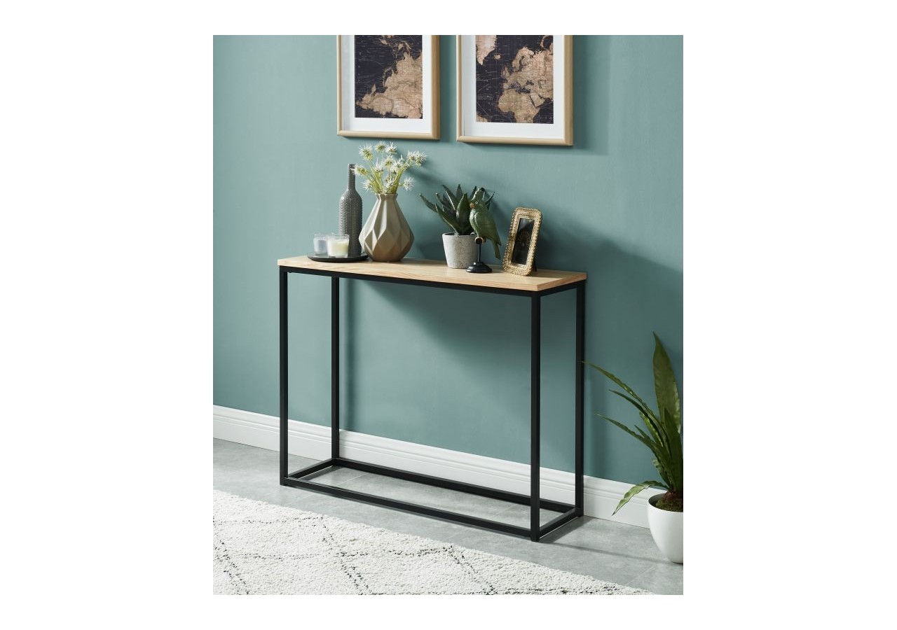 Console BRIXTON placage frêne 100cm