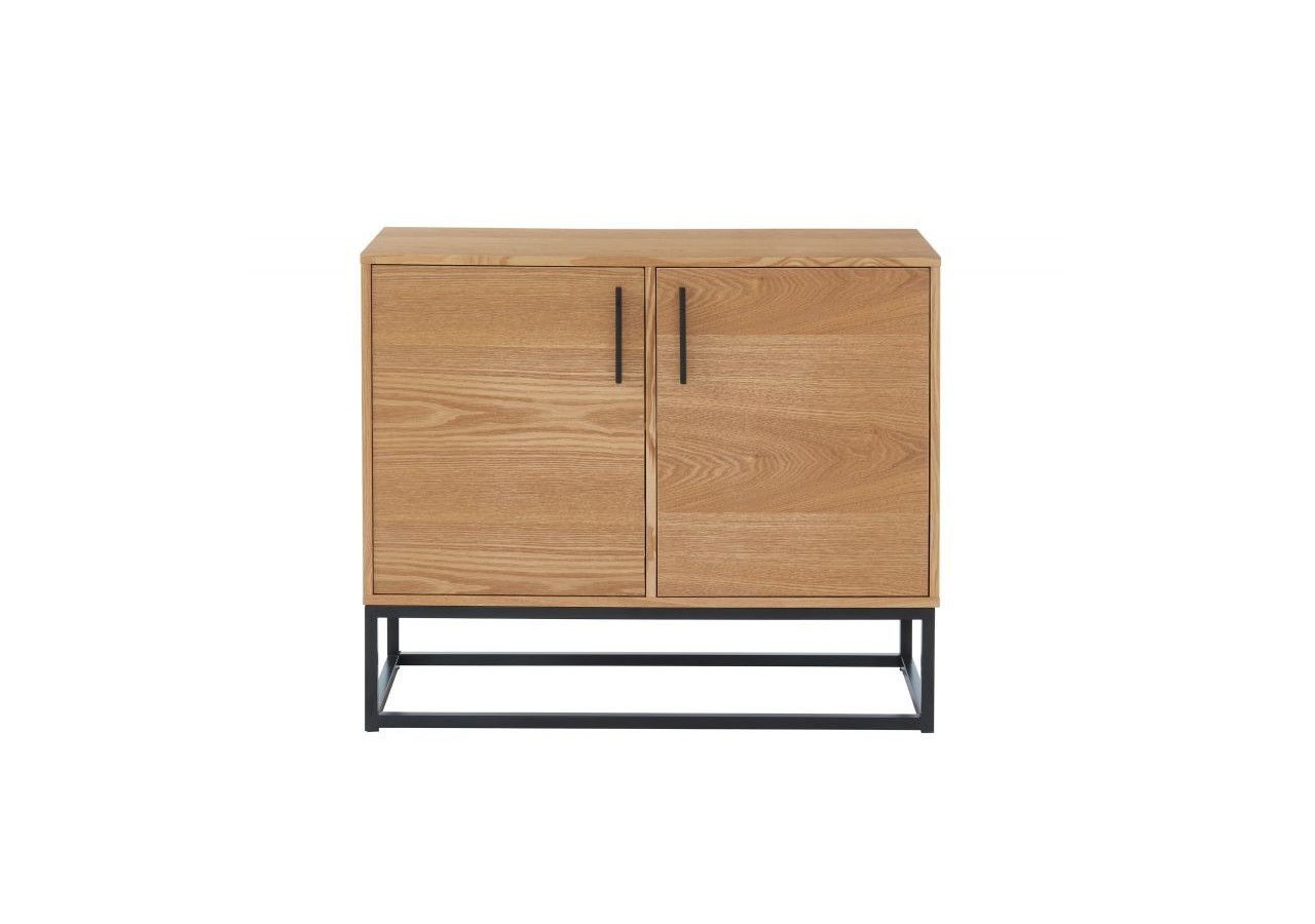 Buffet BRIXTON placage frêne 2 portes 90cm