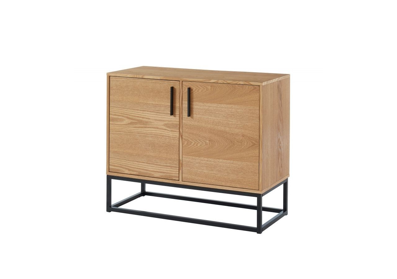 Buffet BRIXTON placage frêne 2 portes 90cm
