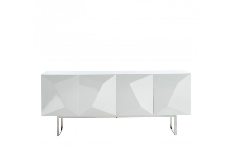 Buffet GEME laqué blanc brillant 180cm