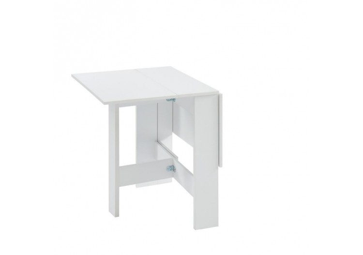 Table pliable JUNO blanc 104cm