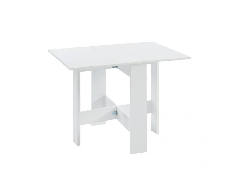 Table pliable JUNO blanc 104cm