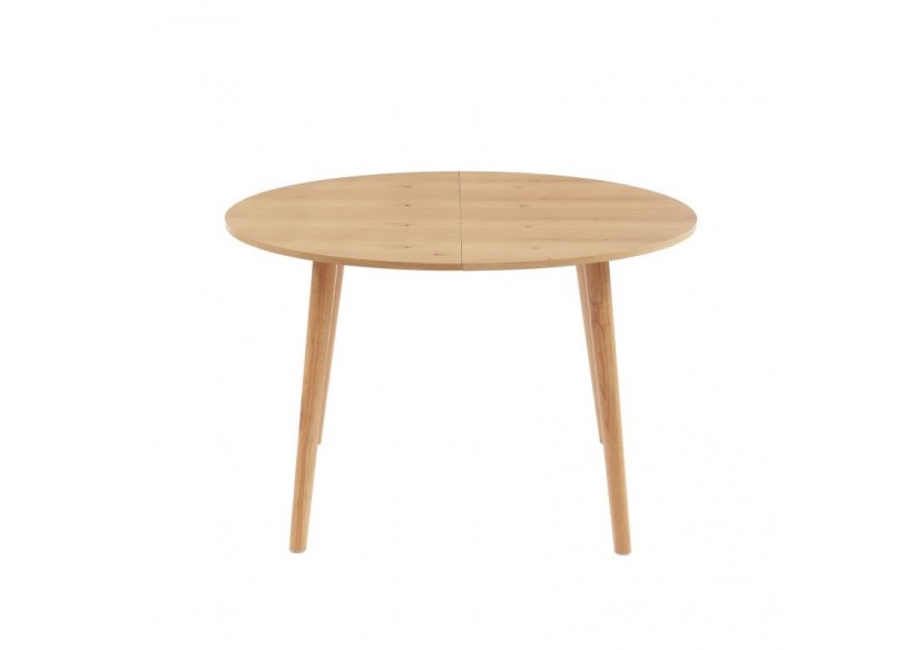 Table extensible ORACLE placage chêne 120-160cm
