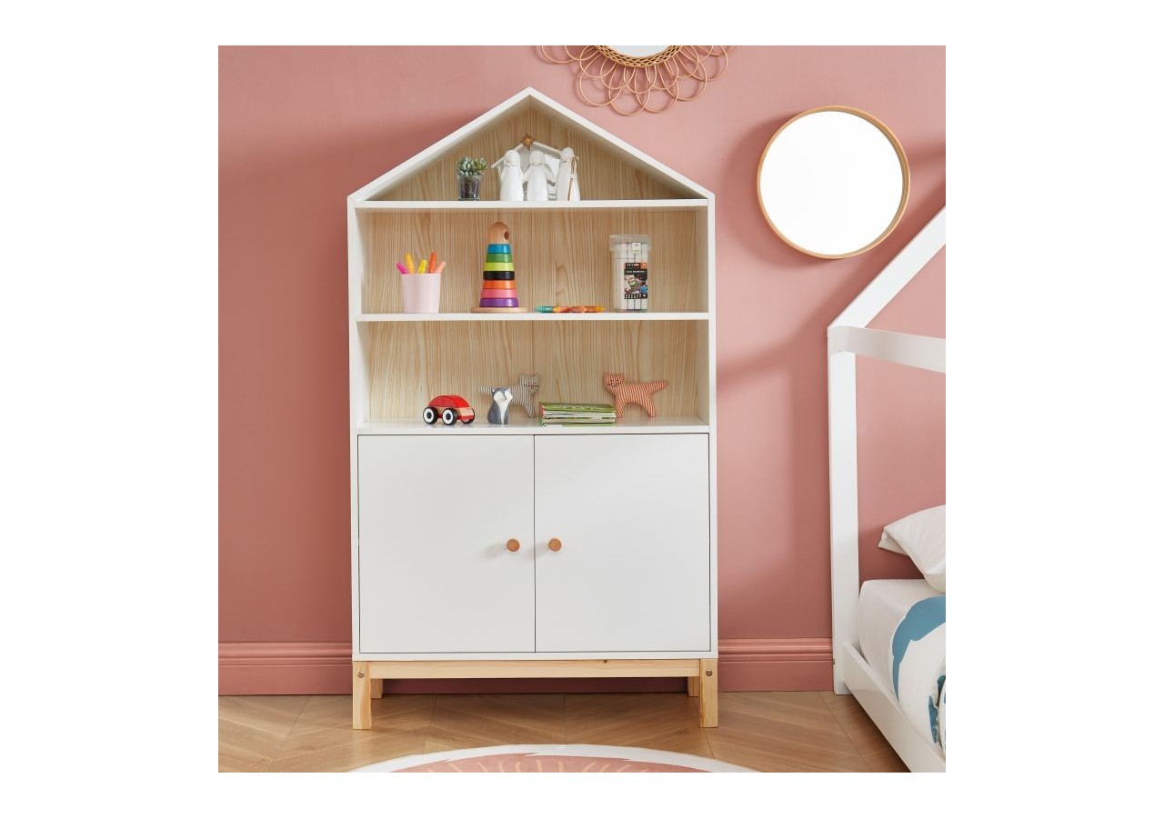 Armoire TINY blanc 2 portes 80cm