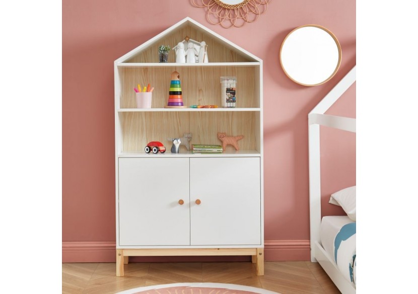 Armoire TINY blanc 2 portes 80cm