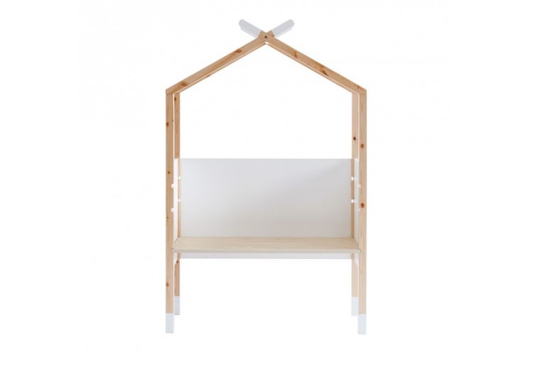 Bureau enfant tipi TINY blanc évolutif