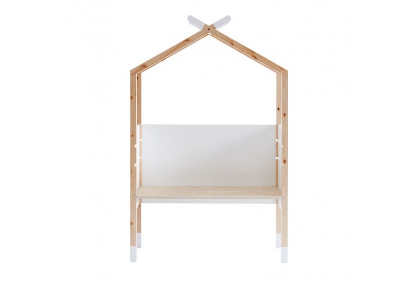 Bureau enfant tipi TINY blanc évolutif