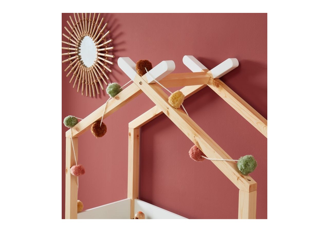 Bureau enfant tipi TINY blanc évolutif