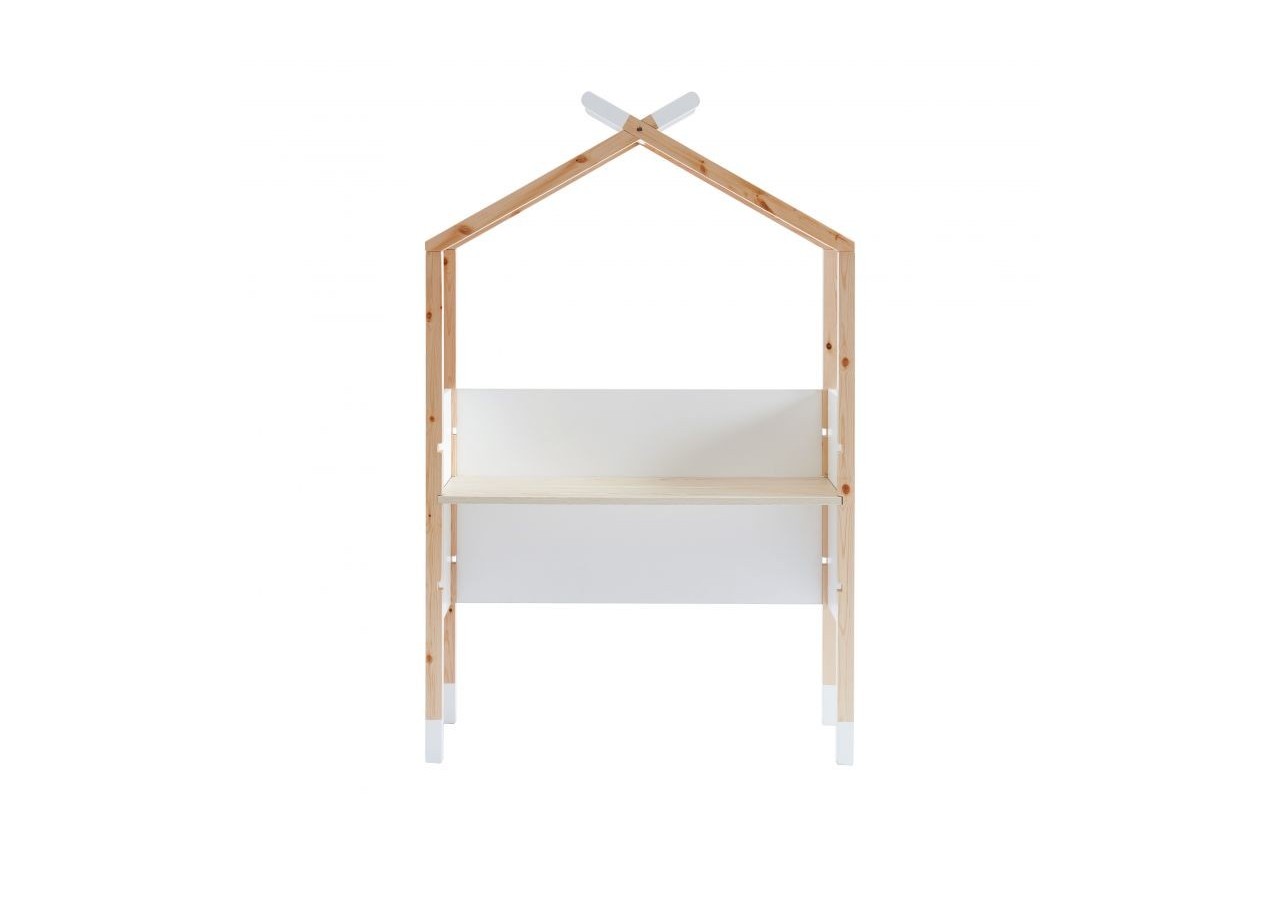Bureau enfant tipi TINY blanc évolutif