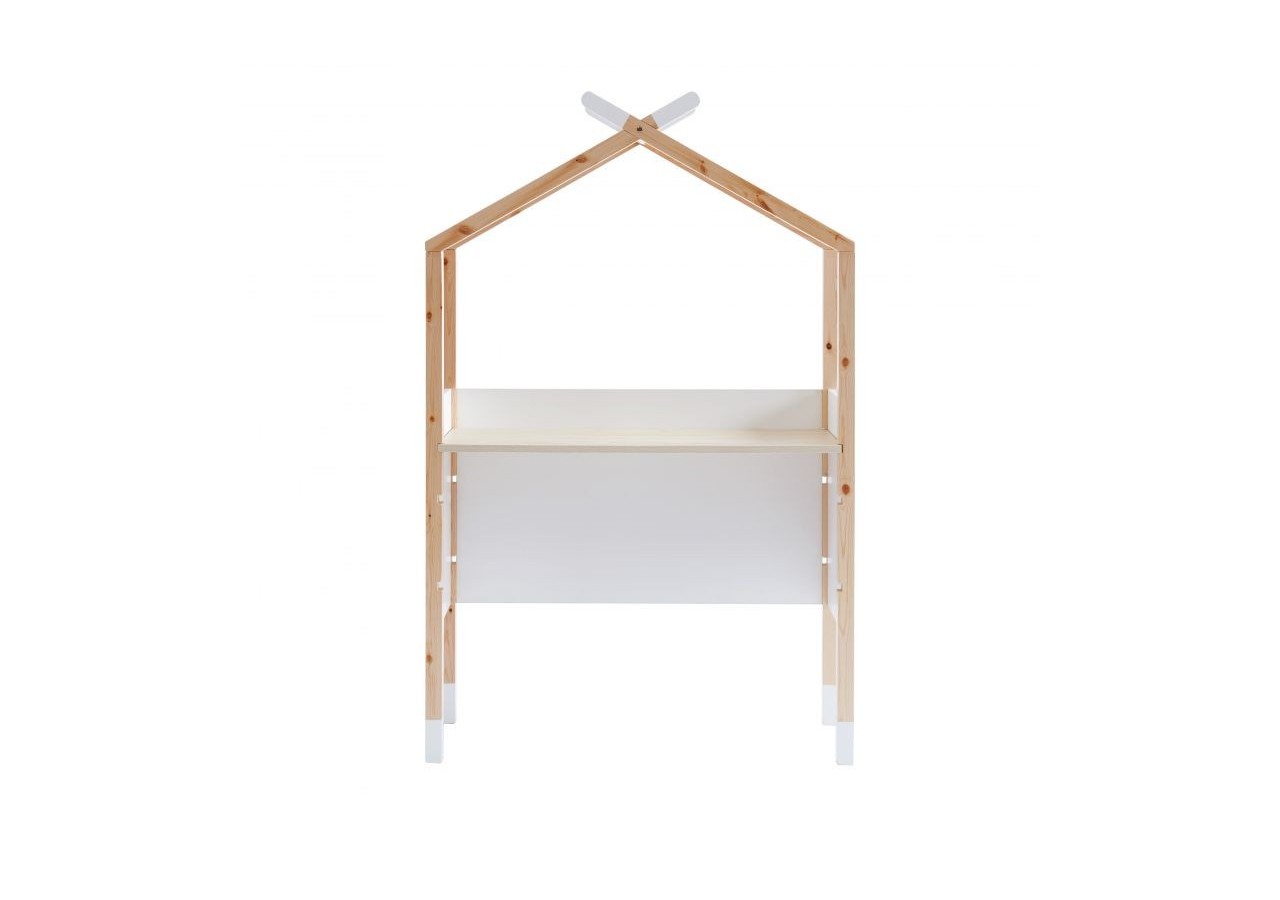 Bureau enfant tipi TINY blanc évolutif
